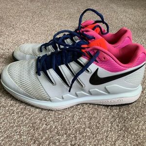 Men’s Nike Air Zoom Vapor x White Pink Shoes  9.5